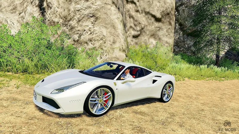 Автомобиль Ferrari 488 GTB v 1.0
