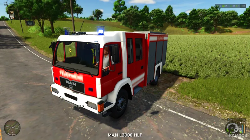 Грузовик MAN L2000 Fire Engine v1.0
