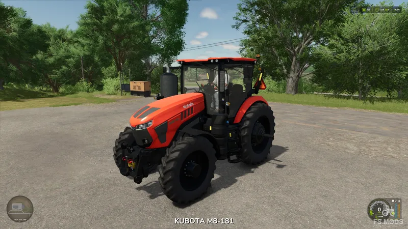 Трактор Kubota series M8 Custom v1.0