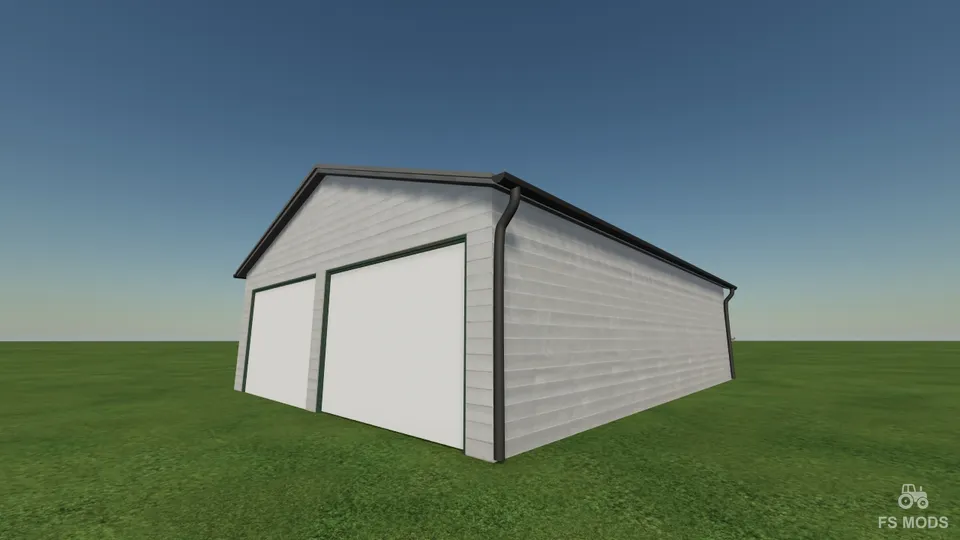 Маленький белый гараж v 1.0