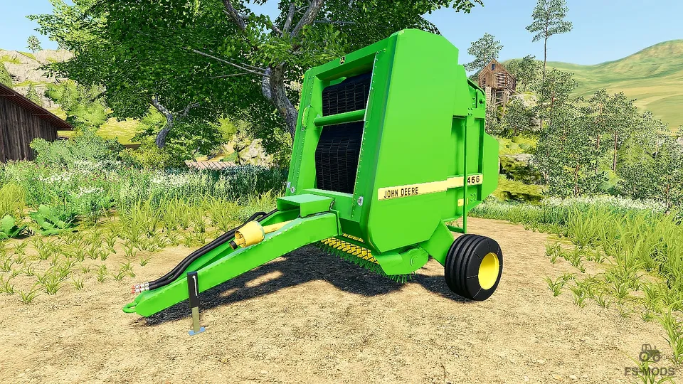 Пресс-подборщик John Deere 466 v 1.0