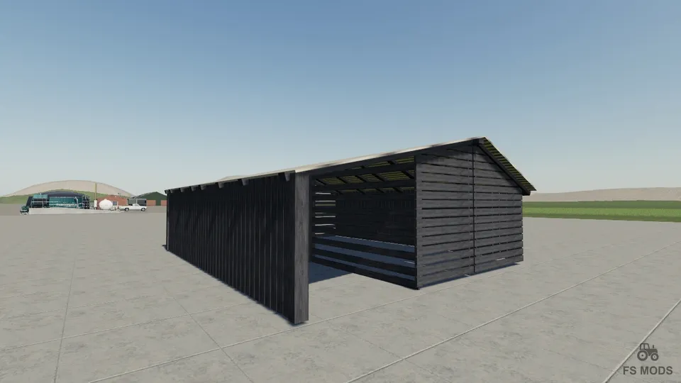 Деревянный старый сарай v 1.0