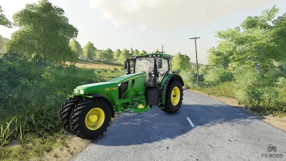 Трактор John Deere 7R Trike Series v 1.1