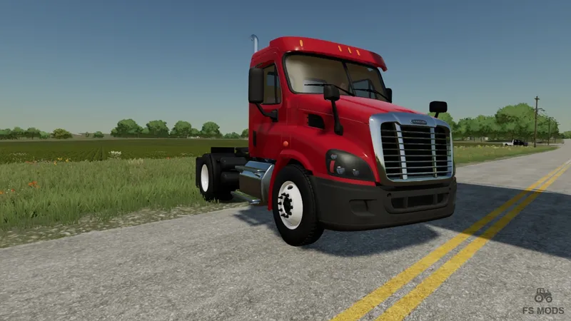 Грузовик 2016 Freightliner Cascadia P3 Glider Daycab v 1.0