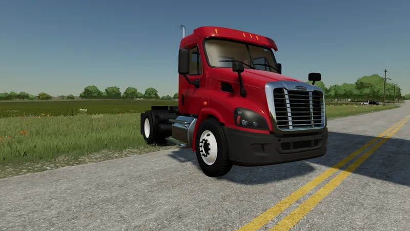 Грузовик 2016 Freightliner Cascadia P3 Glider Daycab v 1.0
