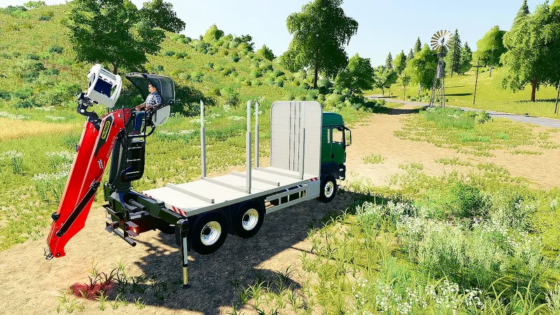 Тягач для перевозки леса MAN TGS 33.500 v 1.0