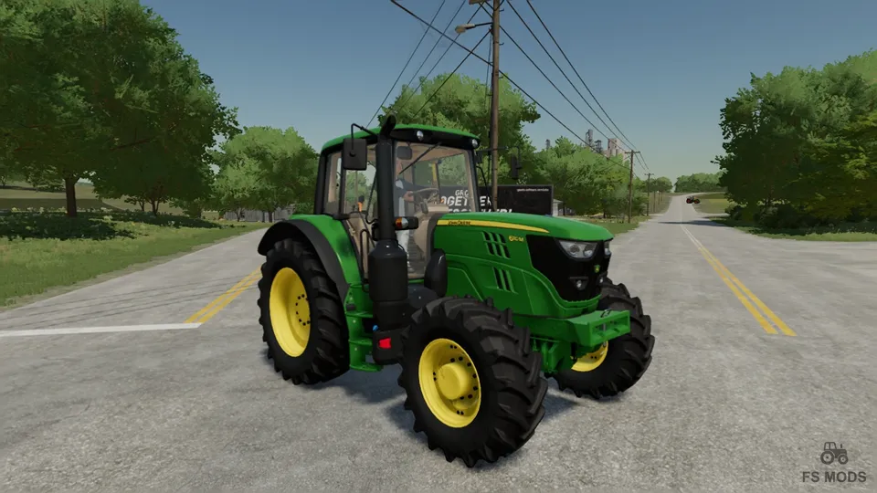 Трактор John Deere 6110M Series v 1.0.0.1