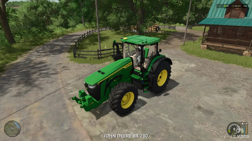 Трактор John Deere 8R BR V1.0