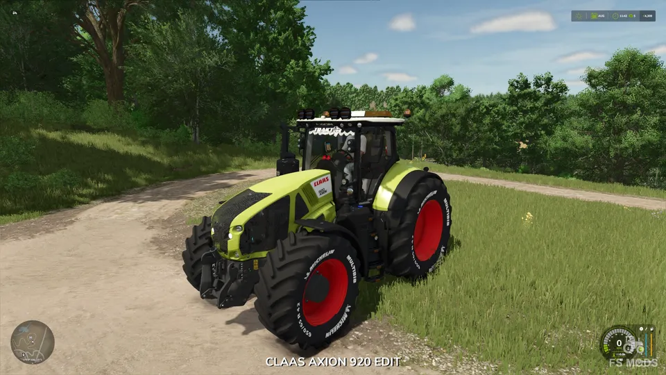 Трактор Claas Axion 900 Edit v1.0