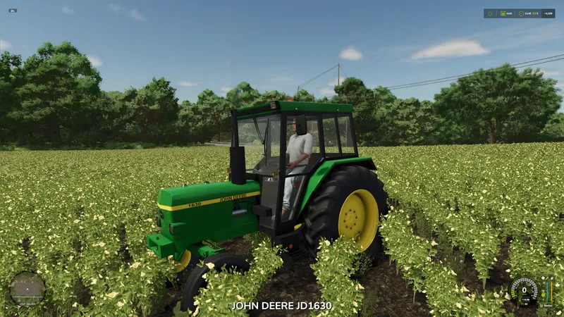 Трактор John Deere 1630 And Tools v1.0
