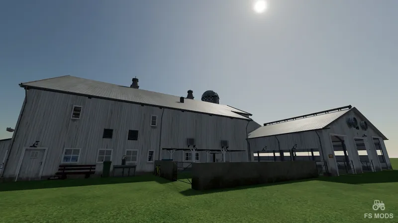 Пак белых фермерских зданий v 1.0.0.1