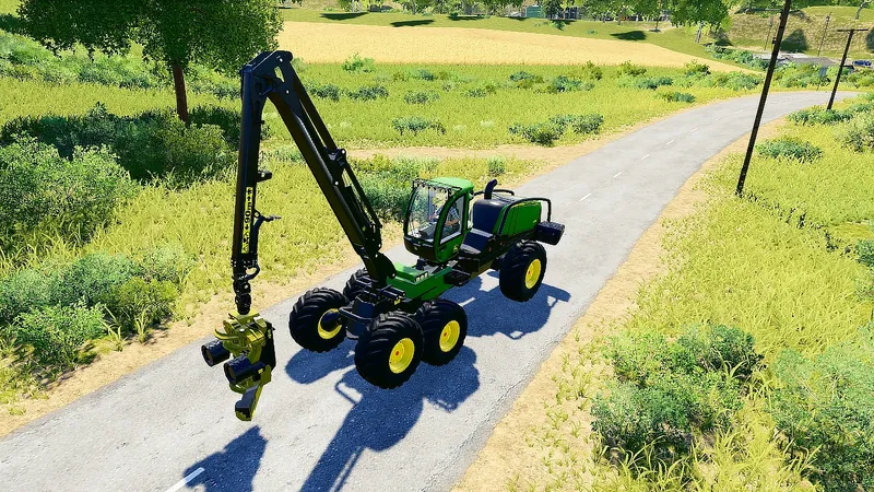 Колесный харвестер John Deere 1470G v 1.0
