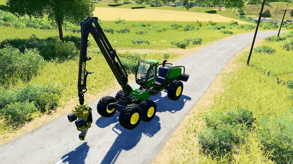 Колесный харвестер John Deere 1470G v 1.0