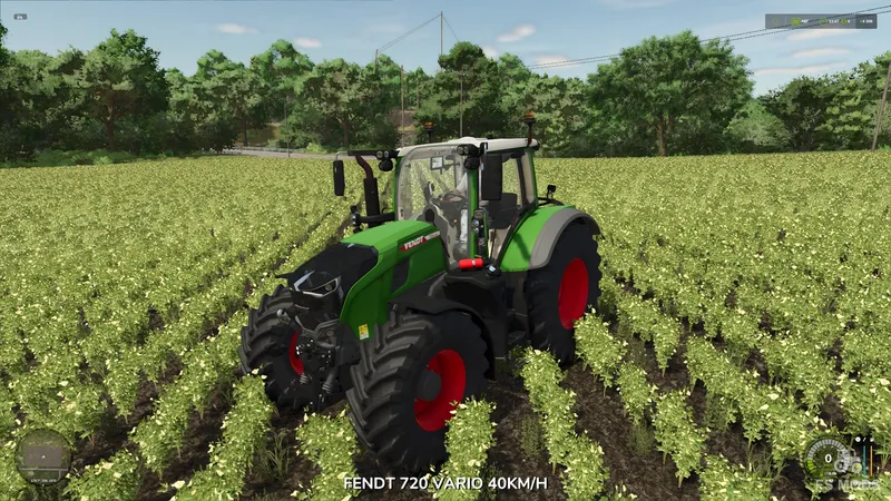 Трактор Fendt 700 Vario Gen7 (realistic driving physics) V1.3