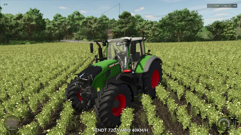 Трактор Fendt 700 Vario Gen7 (realistic driving physics) V1.3