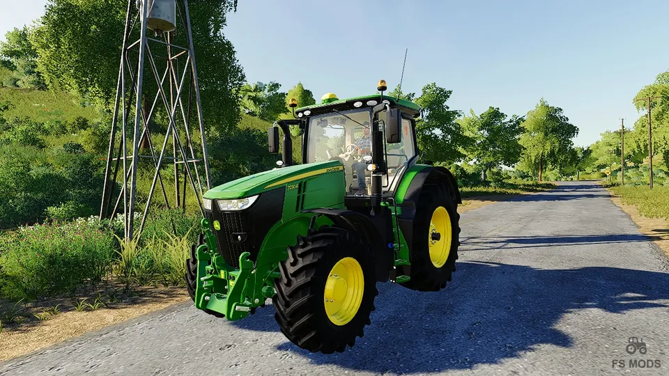 Трактор John Deere 7R Series v 1.0
