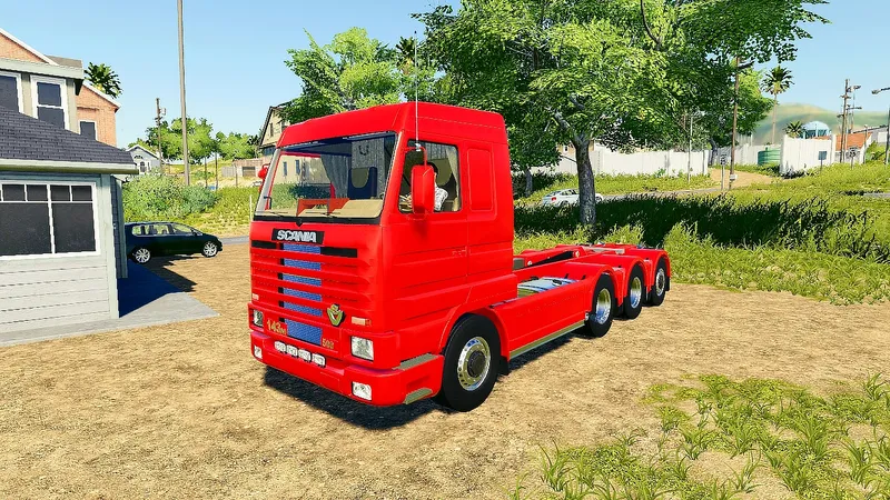 Грузовик Scania 143M Hooklift v 1.0