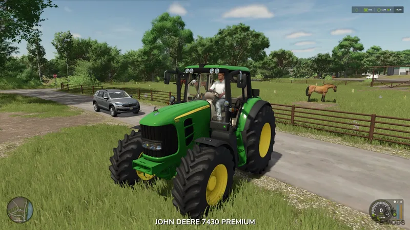 Трактор John Deere 7530/7430 Premium v1.0