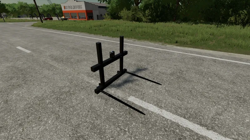 Самодельная вилка для тюков v 1.0