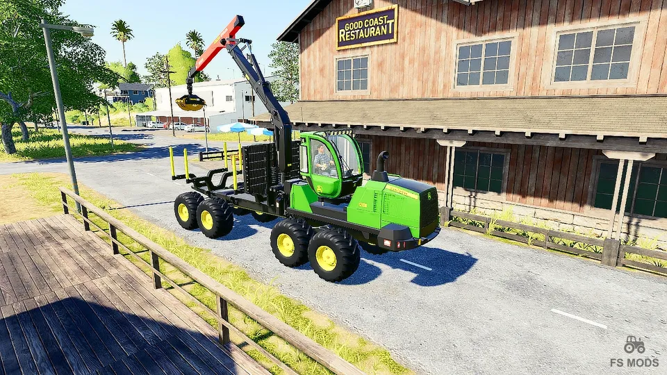 Колёсный форвардер John Deere 1210G v 1.0