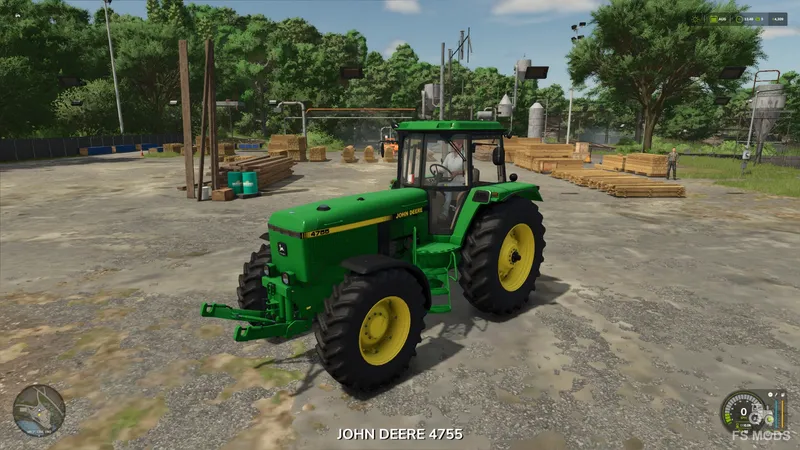 Трактор John Deere 4755 v1.3 by Scabrius