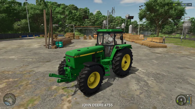 Трактор John Deere 4755 v1.3 by Scabrius