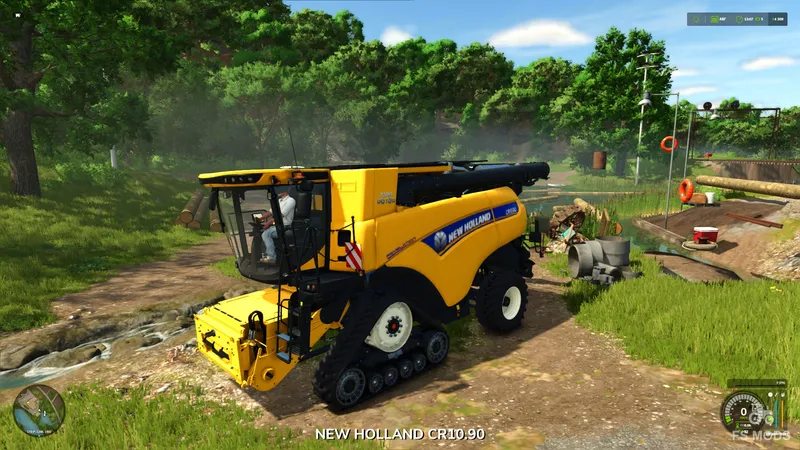 Зерноуборочный комбайн New Holland CR10 v1.0