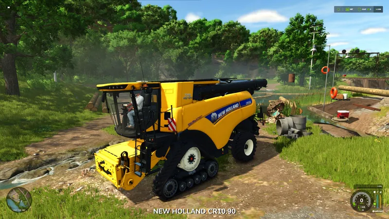 Зерноуборочный комбайн New Holland CR10 v1.0