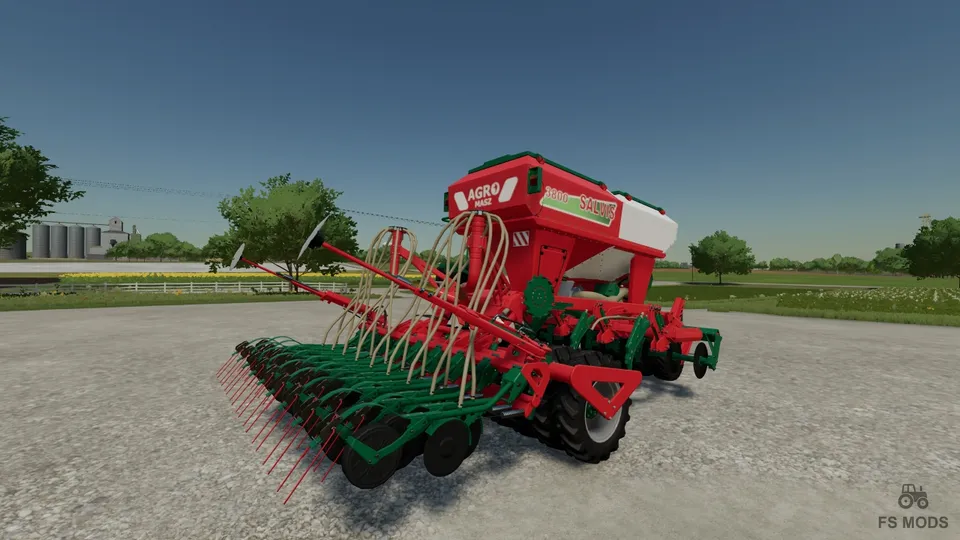 Сеялка AgroMasz Salvis 3800 v 1.0