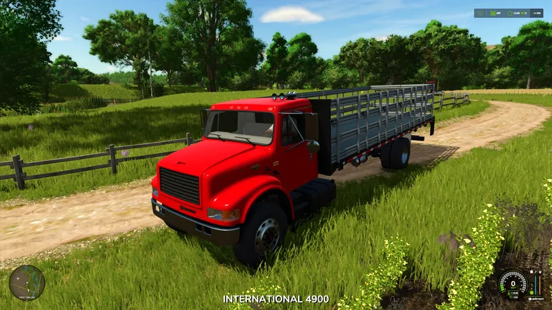 Грузовик International 4900 Stakebed v1.2