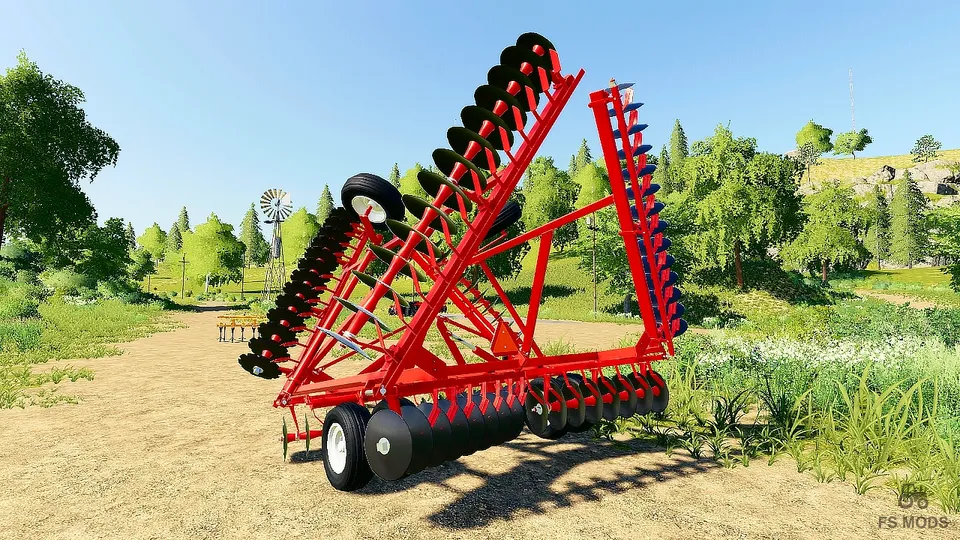 Дисковая борона Case IH 490 v 1.0