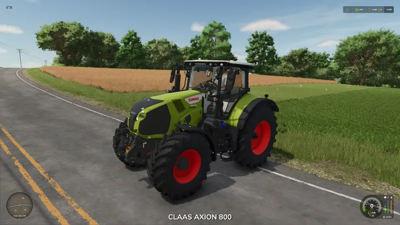 Трактор Claas Axion 800 Series v1.0
