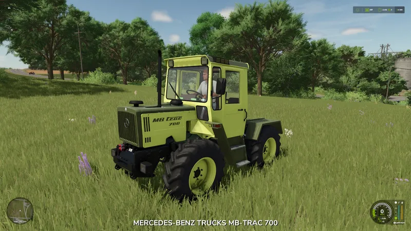 Трактор Mercedes-Benz MB-trac Series v1.2