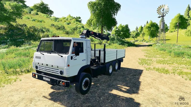 Грузовик КамАЗ 55102 Manipulator v 1.1