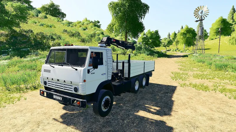 Грузовик КамАЗ 55102 Manipulator v 1.1