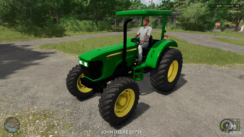 Трактор John Deere 5075E v1.0