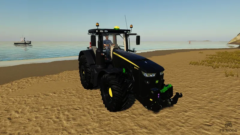 Трактор John Deere 8R Series Black v 1.0