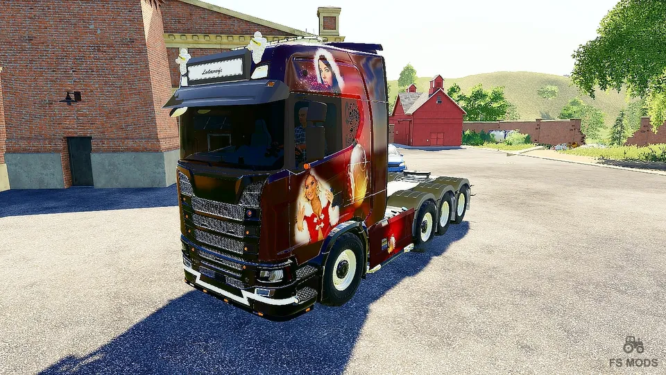 Грузовик Scania NG Christmas Edition v 1.3