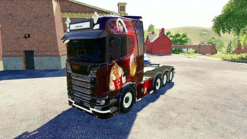 Грузовик Scania NG Christmas Edition v 1.3