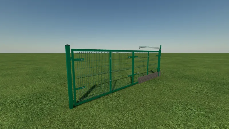 Панельный забор и ворота v 1.0