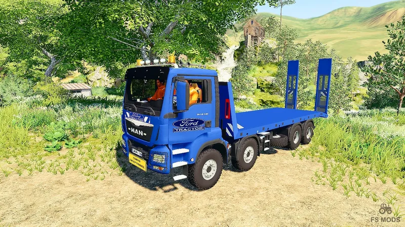 Грузовик MAN TGS 41.480 Flatbed v 1.0