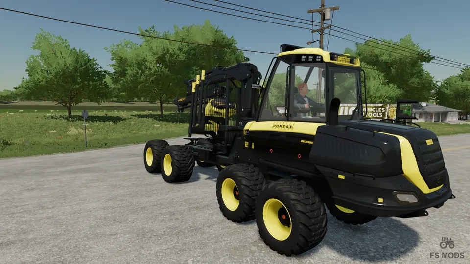 Комбайн Ponsse Bison Active Frame Shuttle v 1.0.1.0