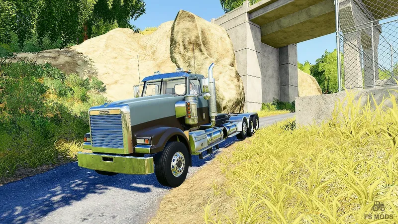 Грузовик Freightliner FLD 120 Hooklift v 1.1