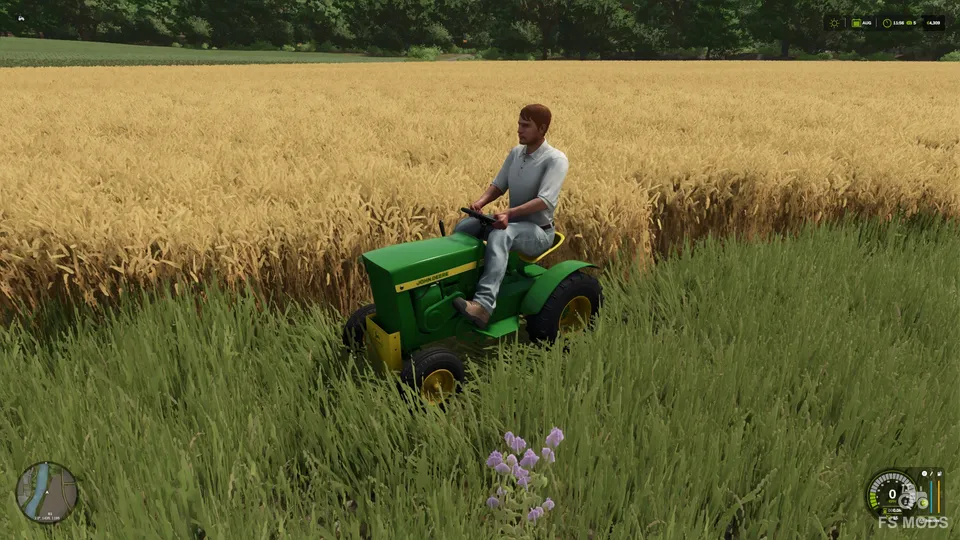 Трактор John Deere 110/112 Round Fender v1.0