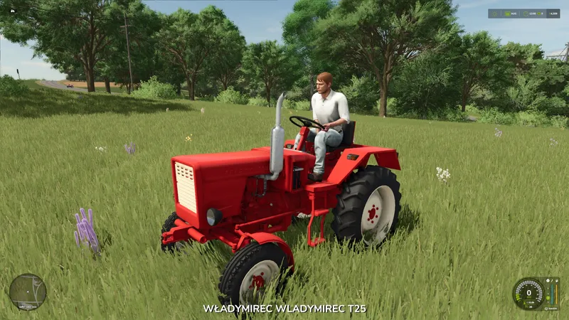 Трактор Wlademirec T25 v1.0 by FS22 Kasztan 18, FS25 Matlo1236 (конверсия)