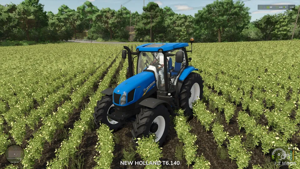 Трактор New Holland T6 Edit v1.0