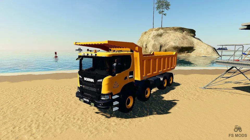 Грузовик Scania XT 370 Kipper v 1.0