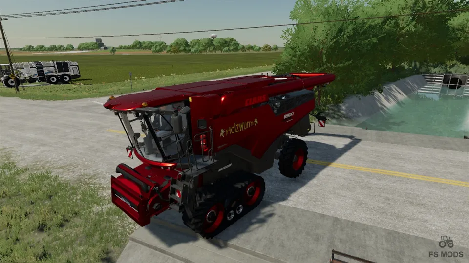 Комбайн Claas Lexion 8900 Holzwurm Edition v 1.0