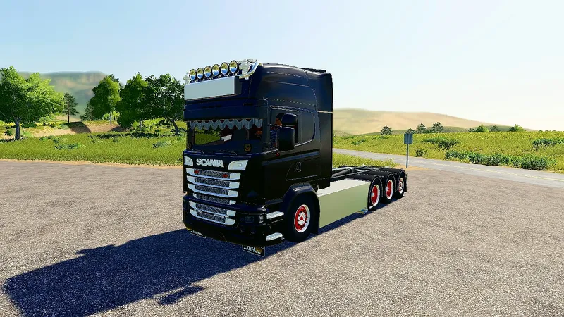 Грузовик Scania R580 Hooklift v 1.0