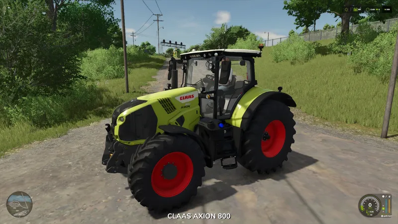 Трактор Claas AXION 870-800 V1.0.0.1
